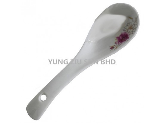 CERAMICS SPOON CNY(MAGNESIUM FLOWER)(10178)14CM